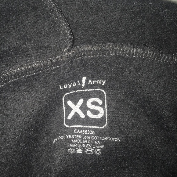 Loyal army asymmetrical hooded sweater - Picture 2 of 2